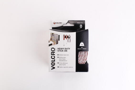 Heavy Duty Stick On Tape 50Mm X 1M White