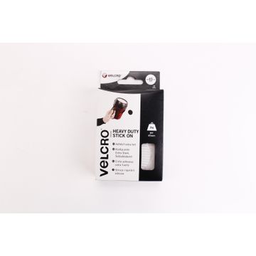 Heavy Duty Stick On Circles 45Mm White