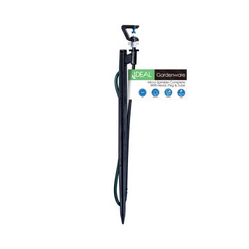 Irrigation, Micro Head Blue Peg and Tube Complete, IDEAL, 450mm
