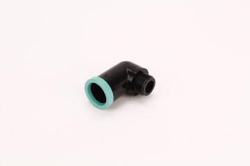 Irrigation, Full Flow Elbow Male Combi, 20mmx1/2\"