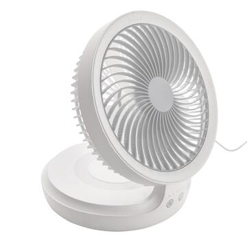 Equation Rechargeable Battery Operated Foldable Desk Fan19cm 5W