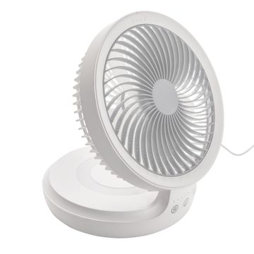 Equation Rechargeable Battery Operated Foldable Desk Fan 19cm 5W