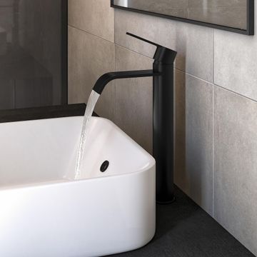Sensea Hao Tall Basin Mixer Black H5.8cm