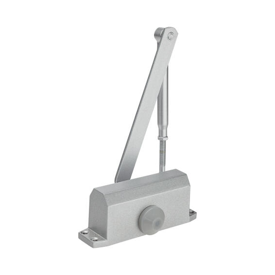 Door closer sliver grey Handles inc. light duty 45 to 65 kg