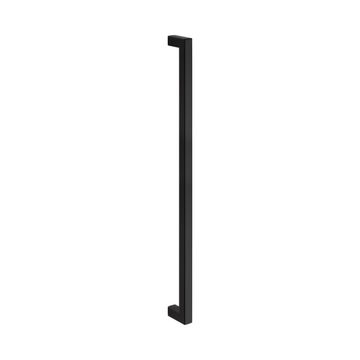 Pull handle square mitried Handles inc. black 320mm