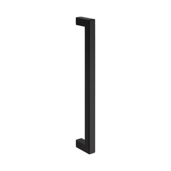 Pull handle square mitried Handles inc. black 192mm