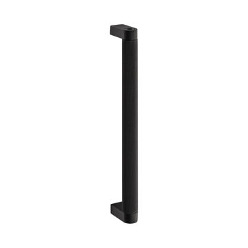 Pull handle knurled Handles inc. black 192mm