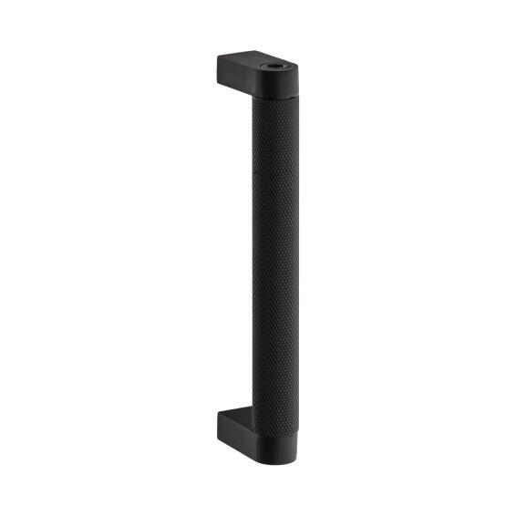 Pull handle knurled Handles inc. black 128mm