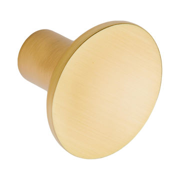 Knob concave Handles inc. satin brass 35mm