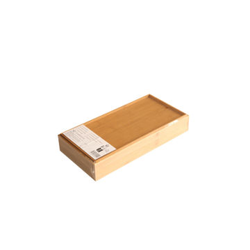 Rectangular Bamboo Kitchen Tray 15.2X30.5X5.2cm