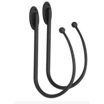 2pc metal design holdback matt black 