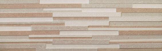 Wall Tile Porcelain Denali Stone L51.7cm x W16.3cm (0.93m2/box)