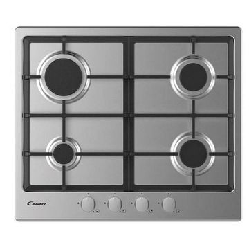 Candy Kitchen 4 Burner Gas Stove 60Cm Silver