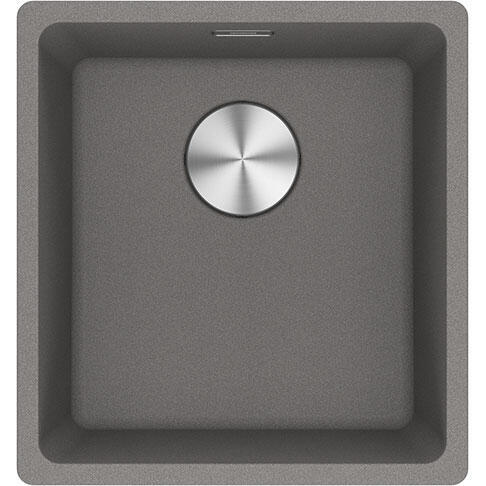 Franke kitchen sink maris quartz resin composite grey l41 x w44cm