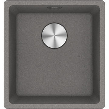 Franke kitchen sink maris quartz resin composite grey l41 x w44cm