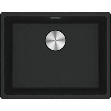 Franke kitchen sink maris single bowl quartz resin composite black l56 x w44cm