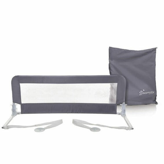 Bedrail padded milan grey Dreambaby up to 110cm