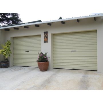Garage door roll up 255 white/beige
