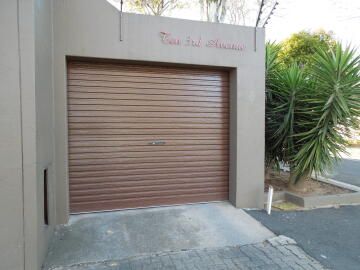 1P Rollup Garage Door Aluzinc Bronze H2100 x W2450mm