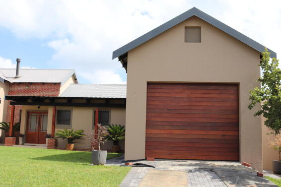 Garage door single wooden caravan height finger joint slat