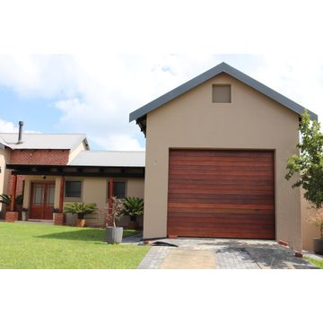 Garage door single wooden caravan height finger joint slat