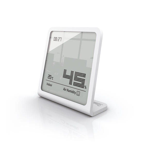 Digital led hygrometer white 