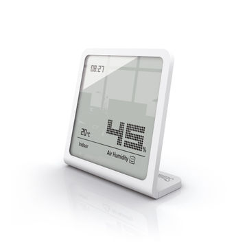 Digital led hygrometer white 