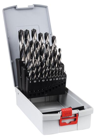 HSS PointTeQ ProBoxset DIN 338 1to13 mm 25 pc