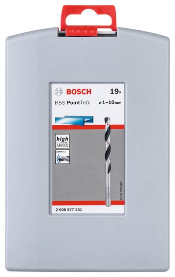 HSS PointTeQ ProBoxset DIN 338 1to10 mm 19 pc