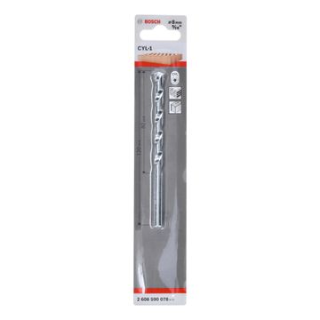 CYL 1Masonry drill bit 8 x 80 x 120 mm