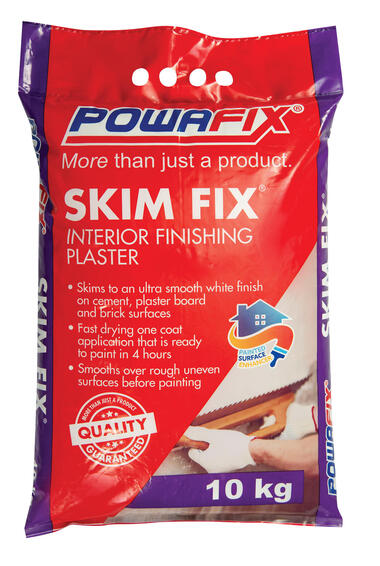Skimming Plaster 10KG POWAFIX SKIM FIX