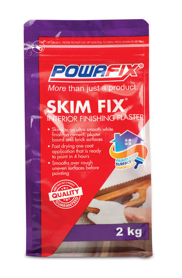 Skimming Plaster 2KG POWAFIX SKIM FIX
