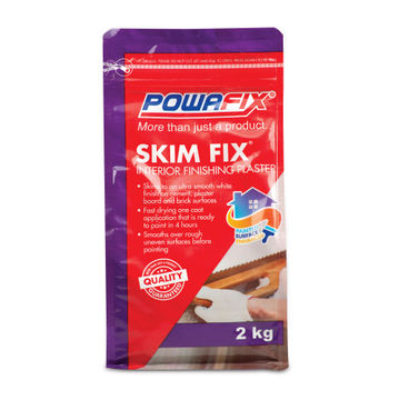 Skimming Plaster 2KG POWAFIX SKIM FIX