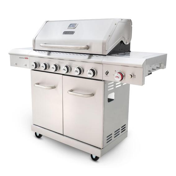 Megamaster Apex Series Gas Braai Sliver L151.6cmxW59cmxH121cm