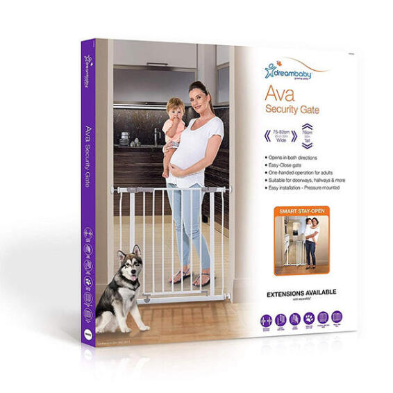 Doorway gate ava white Dreambaby 75cm to 81cm