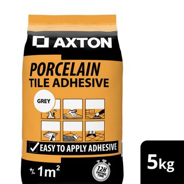 Axton Porcelain Tile Adhesive Grey 12Hour 5kg