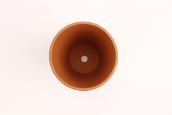 Pot Terracotta Tall With Hole 14Cm