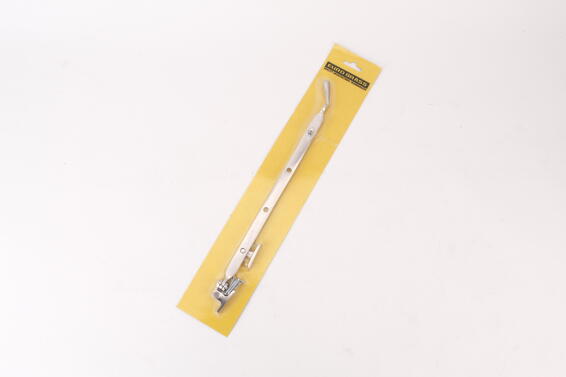 Window fanlight stay satin nickel 300mm euro brass