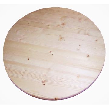 Round Pine Table Top T32mm x W880mm x L880mm