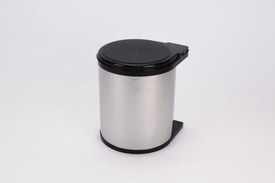 Kitchen Cupboard Door Dustbin Stainless Steel 14 Liters L30X36Cm