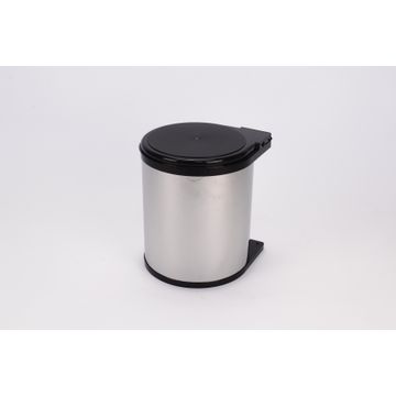 Kitchen Cupboard Door Dustbin Stainless Steel 14 Liters L30X36Cm