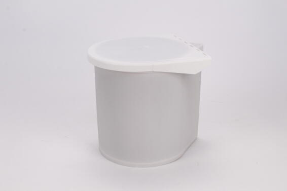 Kitchen Cupboard Plastic Door Dustbin White 12L L30X33Cm