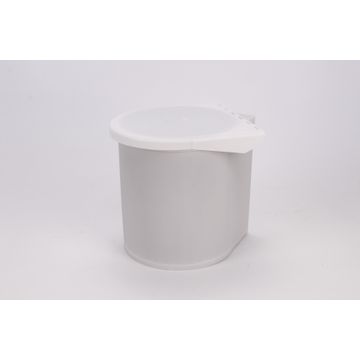 Kitchen Cupboard Plastic Door Dustbin White 12L L30X33Cm
