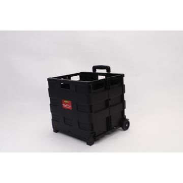 Addis crate on wheels rolla cart black