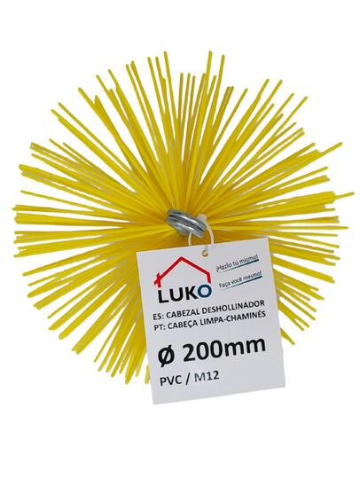 Luko Chimney Sweep Head Pvc D200mm 