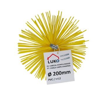 Luko Chimney Sweep Head Pvc D200mm 