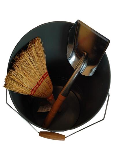 Luko Kit Bucket  Shovel  Brush Grey