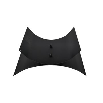 Luko steel fire log black moncayo