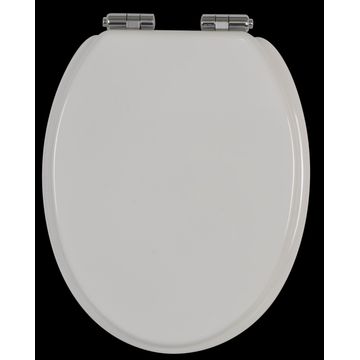 Toilet seat mould with soft close and quick release wood Sensea Purity white