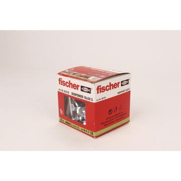 Screw & plug DuoPower nylon 10X50 FISCHER 10 pack